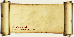 Jovana Kadijević vizit kartica